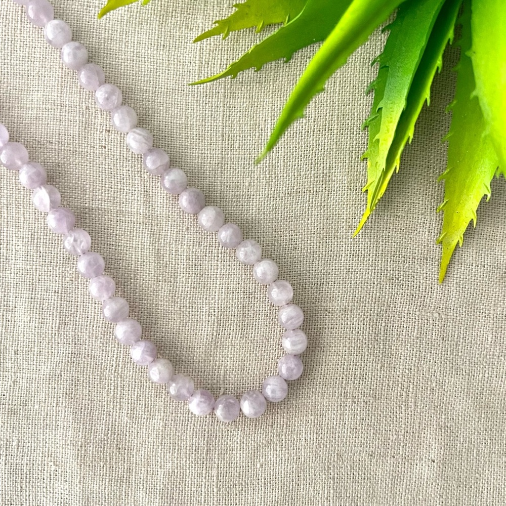 Purple Beaded Necklace